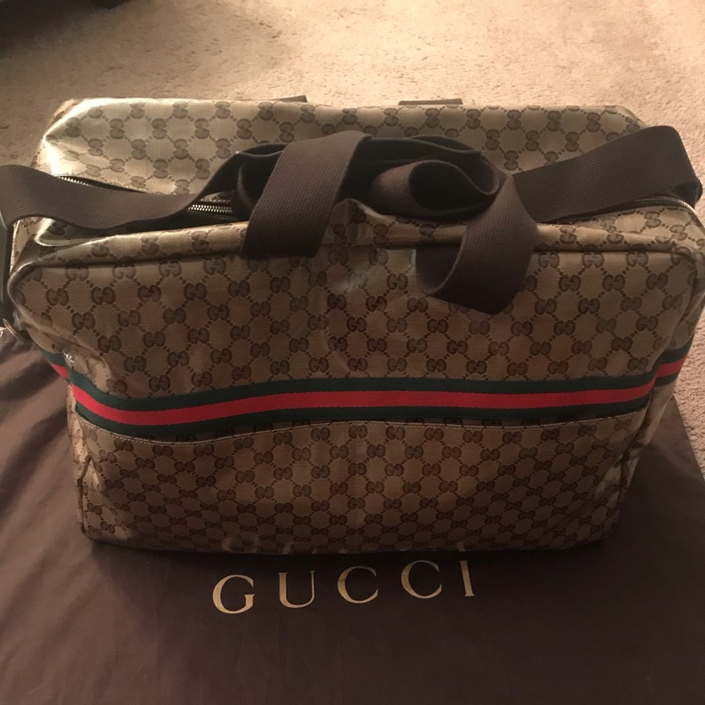 Gucci Monogram Luggage Bag